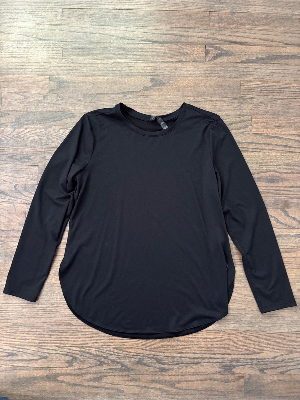 Skechers Black Long Sleeve Crewneck Top